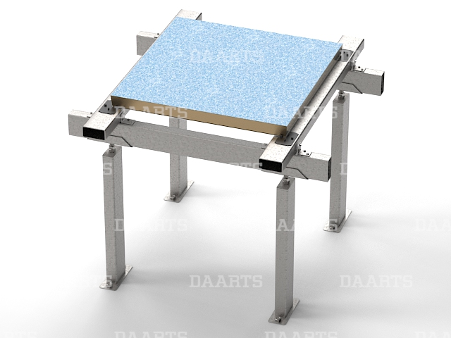 Фальшпол ЦОД схема DAARTS